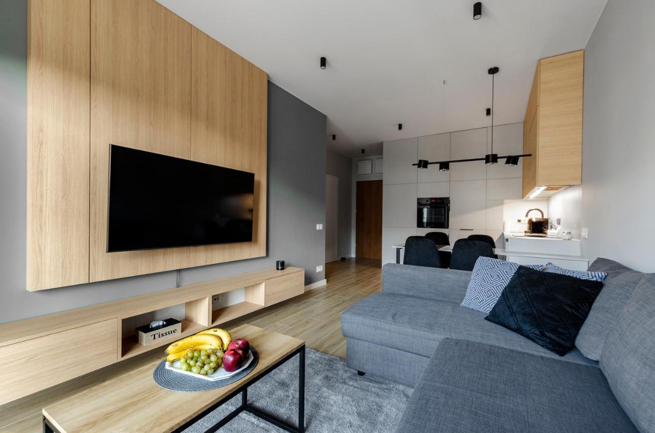 Apartament Manufaktura Centrum Z Klimatyzacja Lodz  Luaran gambar