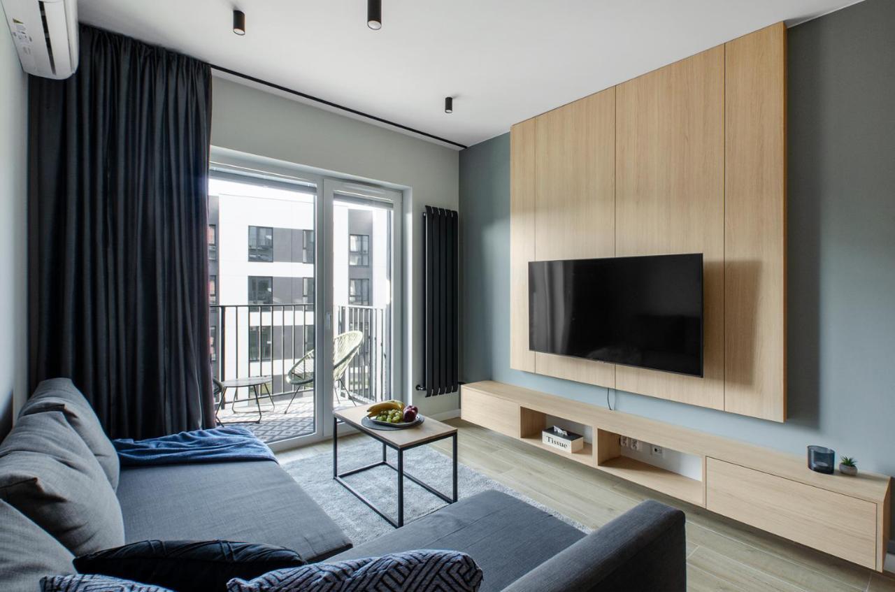 Apartament Manufaktura Centrum Z Klimatyzacja Lodz  Luaran gambar
